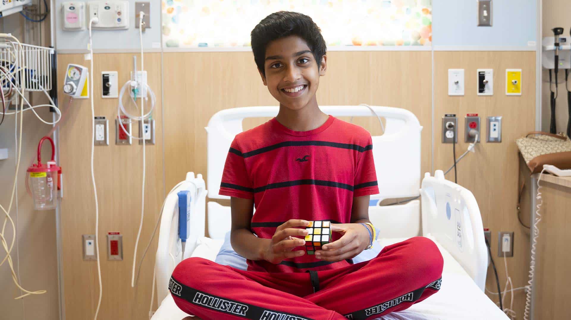 Shayeemjay, Steinberg Family Paediatric Patient at North York General Hospital
