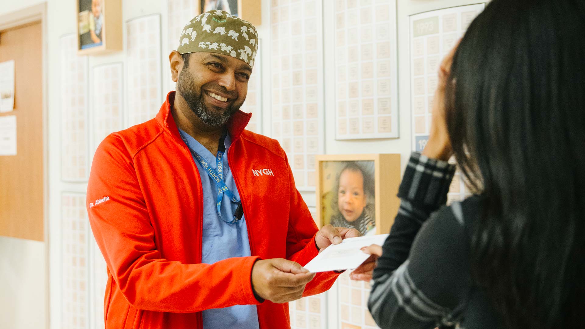 Say Thanks Card Delivery at North York General